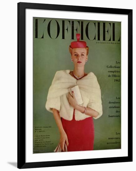 L'Officiel, October 1961-Roland de Vassal-Framed Art Print