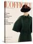 L'Officiel, October 1963 - Manteau de Givenchy-Reichle-Stretched Canvas