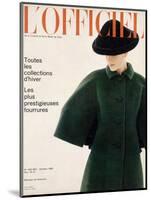 L'Officiel, October 1963 - Manteau de Givenchy-Reichle-Mounted Art Print