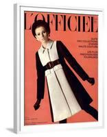 L'Officiel, October 1967 - Jeanne Lanvin-Roland Bianchini-Framed Art Print