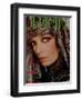 L'Officiel, October 1977 - Marie Laforêt-Rodolphe Haussaire-Framed Art Print