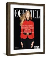 L'Officiel, October 2008 - Sigita-Harri Peccinotti-Framed Art Print