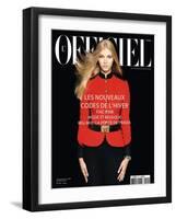 L'Officiel, October 2008 - Sigita-Harri Peccinotti-Framed Art Print