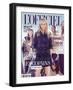 L'Officiel, October 2010 - Dakota Johnson-Sasha Eisenman-Framed Art Print