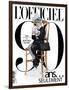 L'Officiel, October 2011 - Tavi Gevinson-Jean-Paul Goude-Framed Art Print