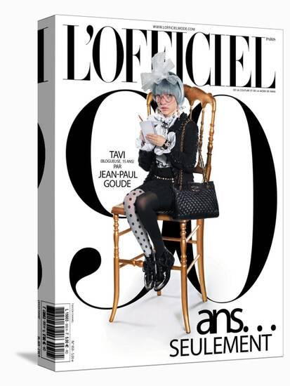 L'Officiel, October 2011 - Tavi Gevinson-Jean-Paul Goude-Stretched Canvas