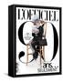 L'Officiel, October 2011 - Tavi Gevinson-Jean-Paul Goude-Framed Stretched Canvas