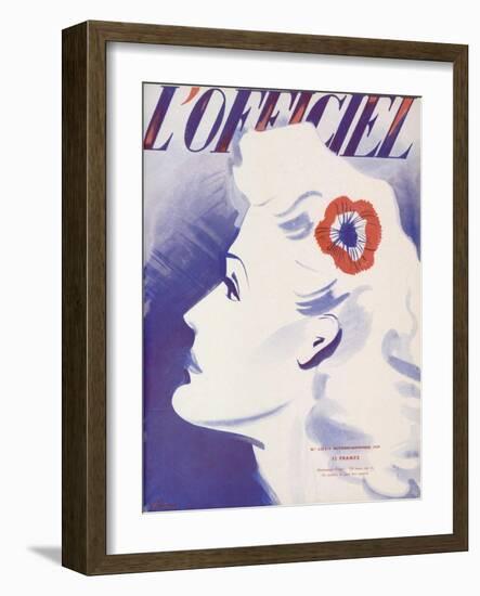 L'Officiel, October-November 1939-Lbenigni-Framed Art Print