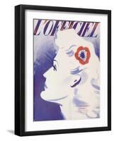 L'Officiel, October-November 1939-Lbenigni-Framed Art Print