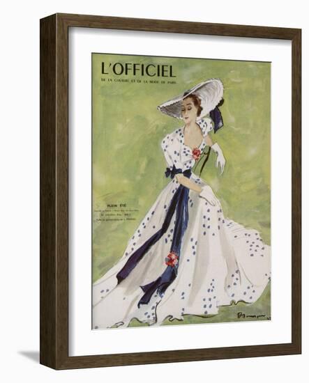 L'Officiel - Robe de Garden Party de L. Mendel-Mourgue-Framed Art Print