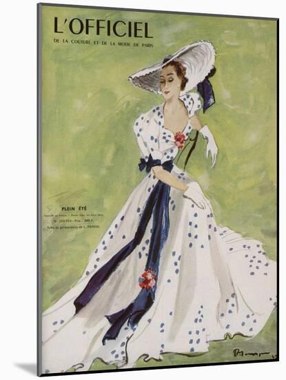 L'Officiel - Robe de Garden Party de L. Mendel-Mourgue-Mounted Art Print