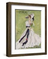 L'Officiel - Robe de Garden Party de L. Mendel-Mourgue-Framed Art Print