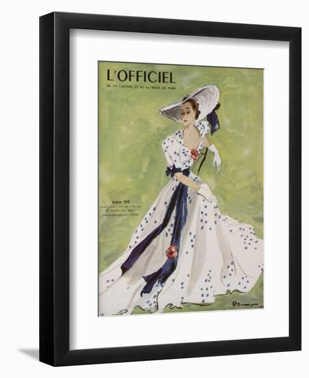 L'Officiel - Robe de Garden Party de L. Mendel-Mourgue-Framed Art Print