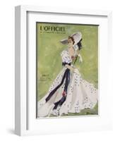 L'Officiel - Robe de Garden Party de L. Mendel-Mourgue-Framed Art Print