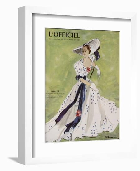 L'Officiel - Robe de Garden Party de L. Mendel-Mourgue-Framed Art Print