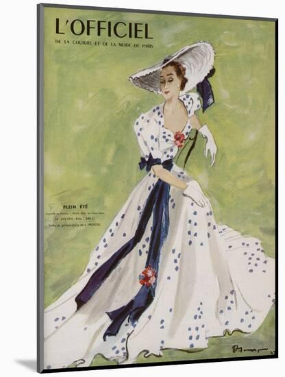 L'Officiel - Robe de Garden Party de L. Mendel-Mourgue-Mounted Art Print