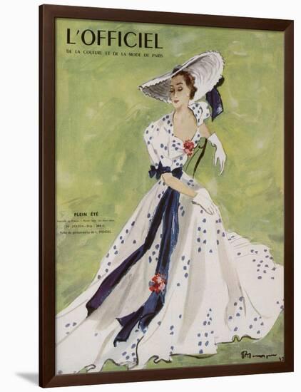 L'Officiel - Robe de Garden Party de L. Mendel-Mourgue-Framed Art Print