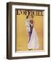 L'Officiel - Robe de Grès en Satin de Soie Ducal de Bianchini-Férier-Philippe Pottier-Framed Art Print