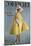 L'Officiel - Robe de Michel Goma en Crêpe Poudre d'Escampette de Ducharne, Chapeau de Jean Barthet-Roland de Vassal-Mounted Art Print
