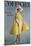L'Officiel - Robe de Michel Goma en Crêpe Poudre d'Escampette de Ducharne, Chapeau de Jean Barthet-Roland de Vassal-Mounted Art Print