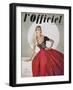 L'Officiel - Robe du Soir de Grès en Faille de Bianchini Férier-Philippe Pottier-Framed Art Print