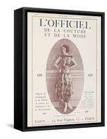 L'Officiel, September 15 1921 - Réverie d'Opium, Robe Jean Patou-Delphi-Framed Stretched Canvas