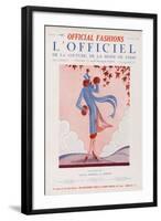 L'Officiel, September 1924 - Faut Dire Oui-Martial et Armand-Framed Art Print