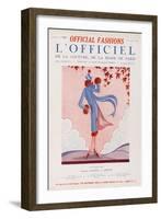 L'Officiel, September 1924 - Faut Dire Oui-Martial et Armand-Framed Art Print