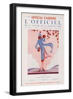 L'Officiel, September 1924 - Faut Dire Oui-Martial et Armand-Framed Art Print