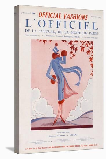 L'Officiel, September 1924 - Faut Dire Oui-Martial et Armand-Stretched Canvas
