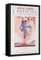 L'Officiel, September 1924 - Faut Dire Oui-Martial et Armand-Framed Stretched Canvas