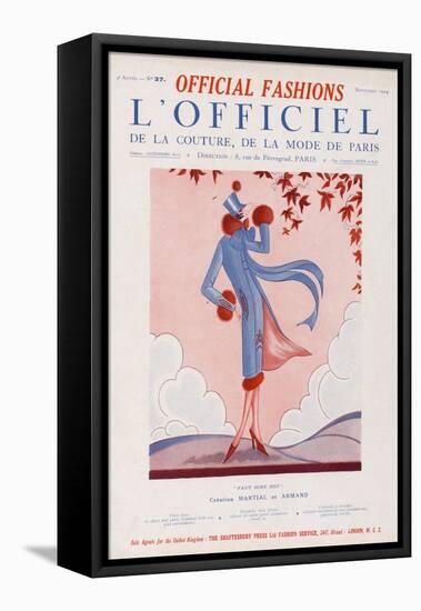 L'Officiel, September 1924 - Faut Dire Oui-Martial et Armand-Framed Stretched Canvas