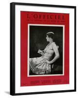 L'Officiel, September 1926 - Mlle Falconetti en Martial & Armand-G. L. Manuel Frères-Framed Art Print