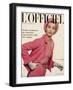 L'Officiel, September 1963 - Tailleur de Guy Laroche-Philippe Pottier-Framed Art Print