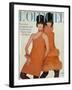 L'Officiel, September 1966 - Manteau et Robe de Pierre Cardin-Guégan-Framed Art Print