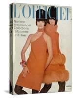 L'Officiel, September 1966 - Manteau et Robe de Pierre Cardin-Guégan-Stretched Canvas