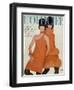 L'Officiel, September 1966 - Manteau et Robe de Pierre Cardin-Guégan-Framed Art Print