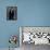 L'Officiel, September 1993 - Magalie dans une Longue Robe Noire d'Yves Saint Laurent-Francesco Scavullo-Framed Stretched Canvas displayed on a wall