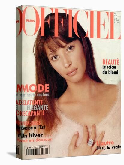 L'Officiel, September 1994 - Christy Turlington-Francesco Scavullo-Stretched Canvas