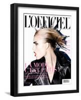 L'Officiel, September 2009 - Jana-Enrique Badulescu-Framed Art Print