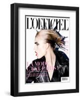 L'Officiel, September 2009 - Jana-Enrique Badulescu-Framed Art Print