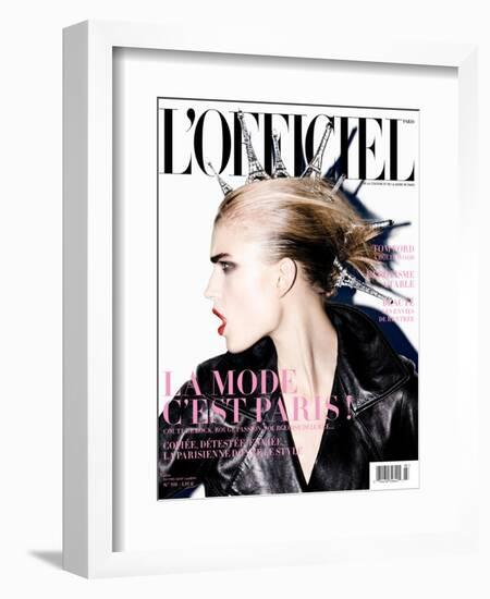 L'Officiel, September 2009 - Jana-Enrique Badulescu-Framed Art Print