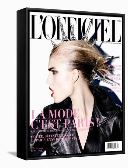 L'Officiel, September 2009 - Jana-Enrique Badulescu-Framed Stretched Canvas