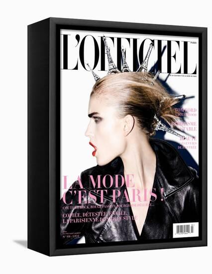 L'Officiel, September 2009 - Jana-Enrique Badulescu-Framed Stretched Canvas