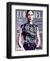 L'Officiel, September 2011 - Bianca Balti-Marcin Tyszka-Framed Art Print