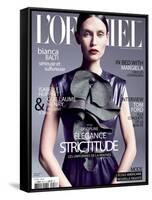 L'Officiel, September 2011 - Bianca Balti-Marcin Tyszka-Framed Stretched Canvas