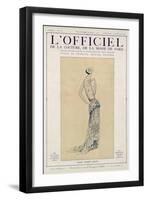 L'Officiel, September-October 1923 - Création Jeanne Lanvin-Jeanne Lanvin-Framed Art Print