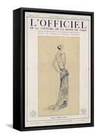 L'Officiel, September-October 1923 - Création Jeanne Lanvin-Jeanne Lanvin-Framed Stretched Canvas