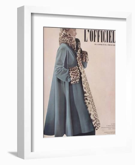 L'Officiel, Special Issue - Ensemble de Jacques Fai Lainage de Lajoin-Philippe Pottier-Framed Art Print