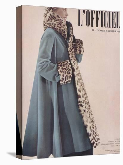 L'Officiel, Special Issue - Ensemble de Jacques Fai Lainage de Lajoin-Philippe Pottier-Stretched Canvas